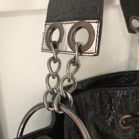 Big Budda Black Patent Leather Big Buddha Bag - Picture 3 of 6